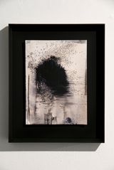 Glimpse X by Alexandra Karakashian contemporary artwork mixed media painting works on paper