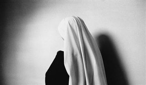 White Veil of a Novice by Anne Noble contemporary artwork Works on Paper