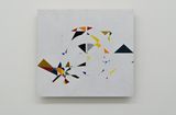 Gouache on plywood by Sarah Chilvers contemporary artwork painting sculpture works on paper