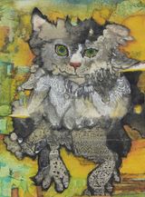 Zabi by Hanako Kunishi contemporary artwork drawing painting works on paper