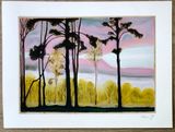 Light Through Trees by Billy Childish contemporary artwork print works on paper