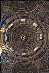 Ceiling SantAgnese in Agone Rome by James Welling contemporary artwork painting