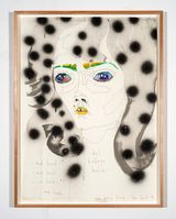 and keep loving...the heat oh by Del Kathryn Barton contemporary artwork works on paper
