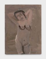 Nude with Arms Raised by Janice Nowinski contemporary artwork painting sculpture works on paper