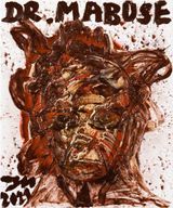 DR. DR. MABUSE IS BACK ZURUCKIRRE by Jonathan Meese contemporary artwork painting works on paper
