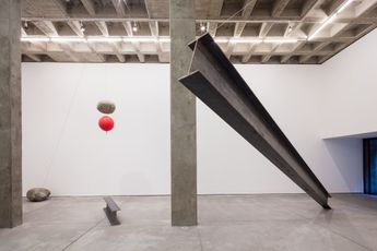 Contemporary art exhibition Jose Davila Mecanica de lo inestable at OMR Mexico City