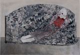 Yabanc oldugu yerde ama tam da bu yuzden kendine daha yakn by Azade Koker contemporary artwork mixed media painting
