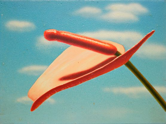 Anthurium 1 by Hilo Chen contemporary artwork Painting