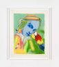 Blu Virgin by Alessandro Pessoli contemporary artwork Painting