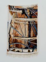 Plumbing by Ingrid Wiener contemporary artwork textile
