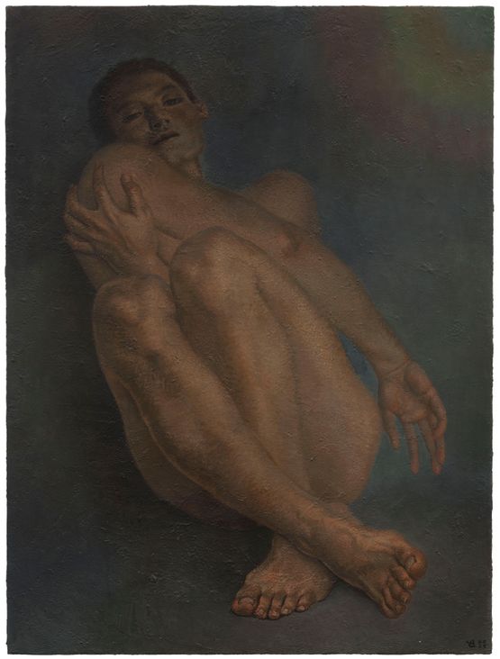 Melancholy by Yan Bingqing contemporary artwork Painting