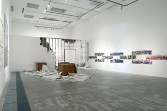 Contemporary art exhibition Wang Youshen Per Square Meter at ShanghART Beijing China