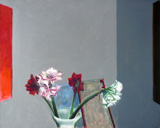 Amaryllis by Norbert Tadeusz contemporary artwork Painting
