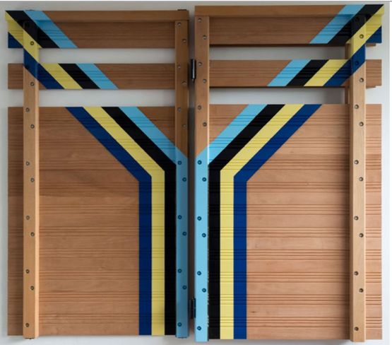 Construccion Geometrica No.12 by Dario Escobar contemporary artwork Sculpture
