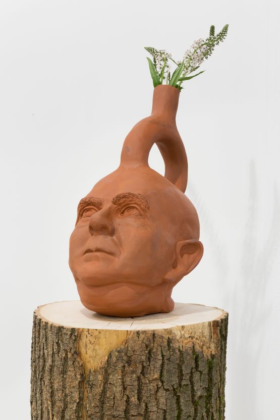 Adorno by Goshka Macuga contemporary artwork Sculpture
