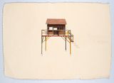 Playground I by Desmond Lazaro contemporary artwork works on paper