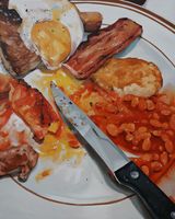 Knife Work by Wastuwidyawan Paramaputra contemporary artwork painting