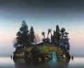 Midnight on the garden of good and evil by Alexander McKenzie contemporary artwork Painting