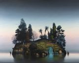 Midnight on the garden of good and evil by Alexander McKenzie contemporary artwork painting