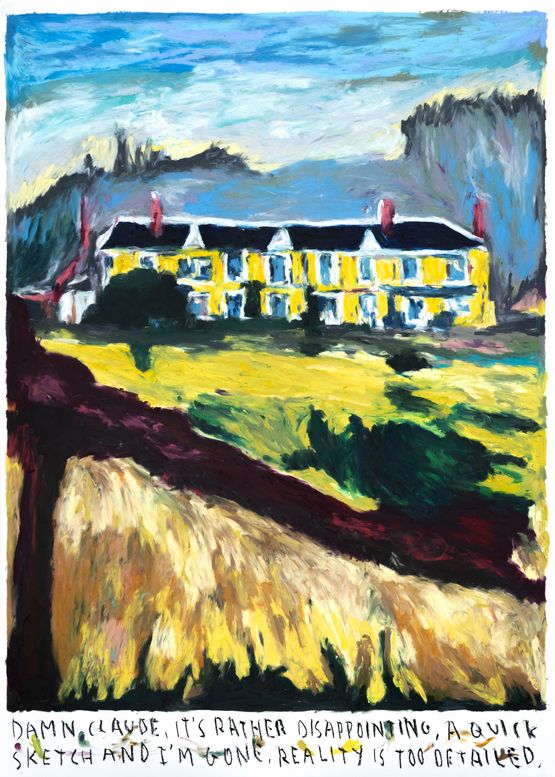 Damn Claude  by Rinus Van De Velde contemporary artwork Works on Paper