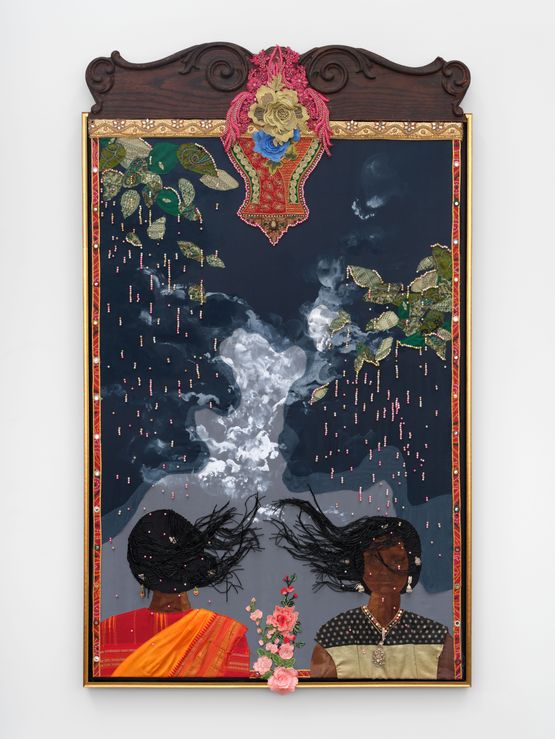 under the same rain by Suchitra Mattai contemporary artwork Painting