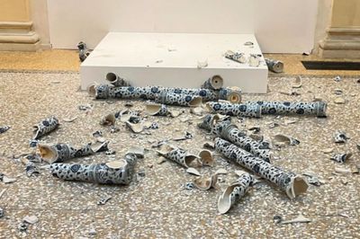 Ai Weiwei Responds to Vandal Who Smashed Porcelain Cube