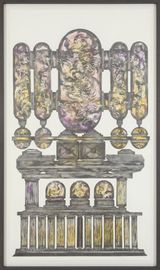 in all the pride of great mysteries by Andreas Werner contemporary artwork drawing works on paper