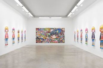 Contemporary art exhibition Mr. Invoke It And a Flower Shall Blossom at Perrotin Paris Marais France