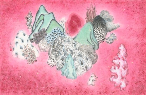 THEY Shanshui No. 77 by Yuan Hui-Li contemporary artwork Painting