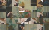 An Endless Afternoon Defragments by Afrah Shafiq contemporary artwork print
