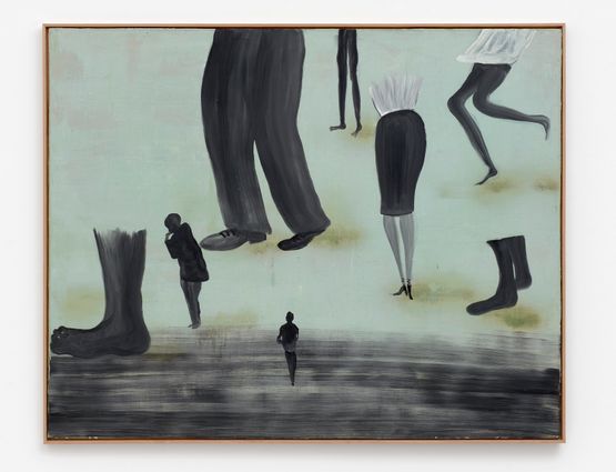 Giants and dwarfs by Norbert Schwontkowski contemporary artwork Painting