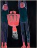 Somersault by Katherine Bradford contemporary artwork Painting