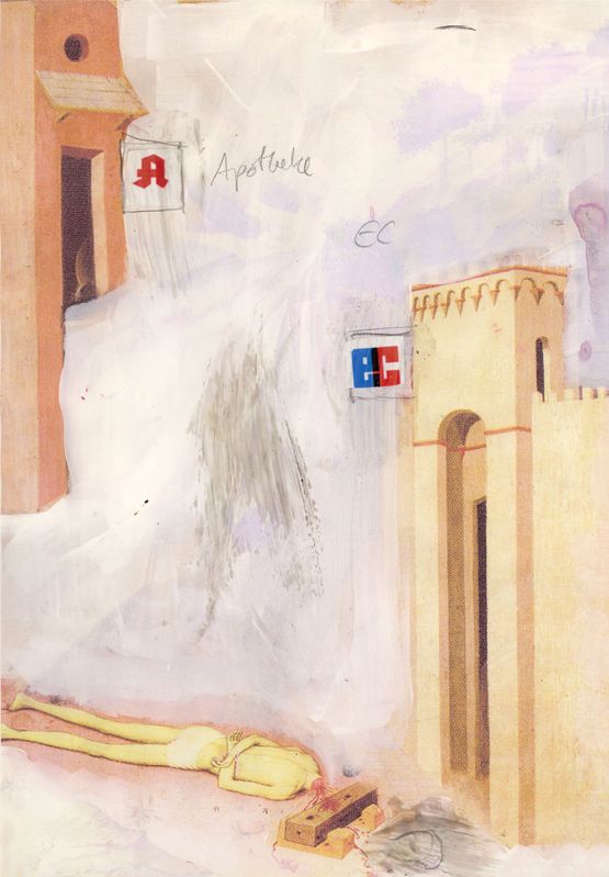 Apotec by Eva Von Platen contemporary artwork Painting