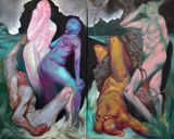 Eine Verwandlung by Elias Binder contemporary artwork mixed media
