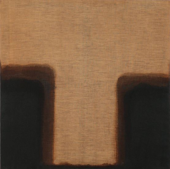 Burnt Umber  Ultramarine by Yun Hyong-Keun contemporary artwork Painting