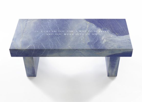 Survival In a dream you saw... by Jenny Holzer contemporary artwork Sculpture
