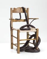 Friendly Snake by Urs Fischer contemporary artwork sculpture