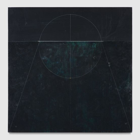Black Quiet 2 Bird and Lava by Torkwase Dyson contemporary artwork Painting