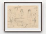 Apan och Brevet by Jockum Nordstrom contemporary artwork works on paper drawing