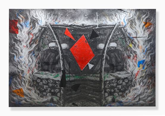 Symbolic Nature VI by Brook Andrew contemporary artwork Mixed Media