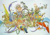 The state of the awakened one by You Jin contemporary artwork painting