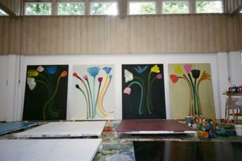 Contemporary art exhibition Grace Weaver Flowers at Galerie Max Hetzler London United Kingdom