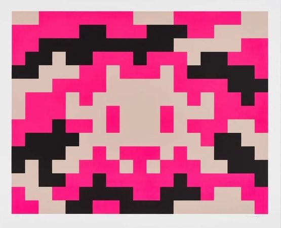 CAMO XXL-3C-M1 by Invader contemporary artwork Print
