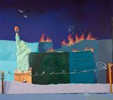 NY NY by Alex Sewell contemporary artwork painting