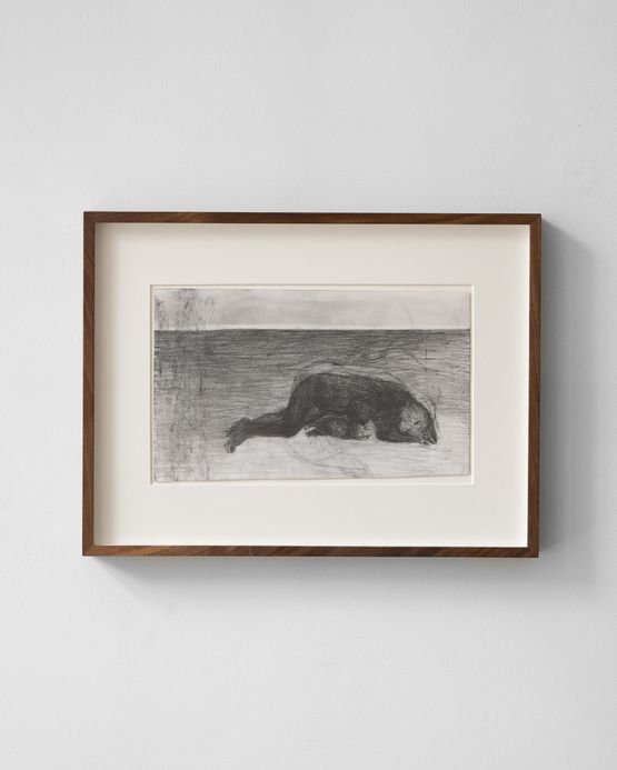 gestrandet by Miriam Cahn contemporary artwork Drawing