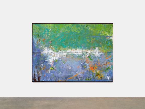 against the tides by Hugo Mccloud contemporary artwork Painting