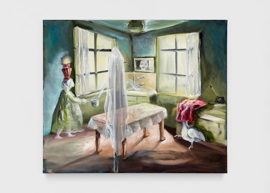Danke ich schlafe gut 9 by Klodin Erb contemporary artwork Painting