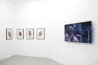 Contemporary art exhibition Ignacio Uriarte Disegni Scritti at Rolando Anselmi Rome Italy
