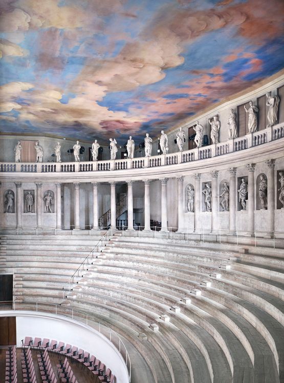 Teatro Olimpico Vicenza III 2010 by Candida Hofer contemporary artwork Photography