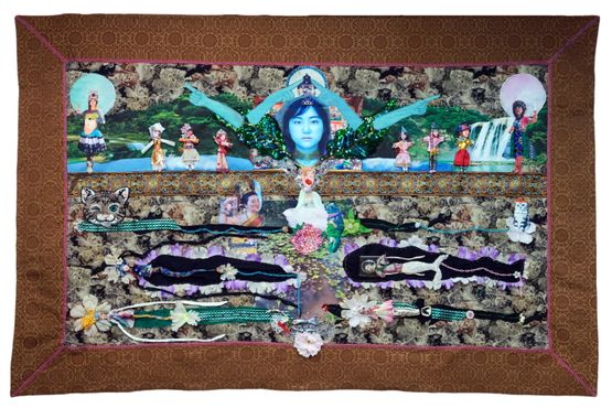 Pond of Spring by Ye Funa contemporary artwork Painting